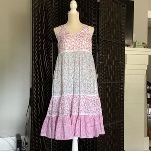 Love shack fancy boho floral dress with pockets xs excellent condition👗
